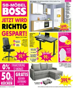 Vorschau von dem Prospekt des Geschäftes SB Möbel Boss, gültig ab dem 11.10.2025