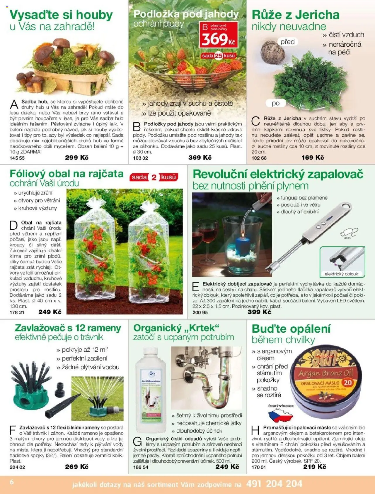  Decodoma Katalog Léto 2025 (od čtvrtka 17.04.2025) - strana 6 - Máslo, Kroupy, Rostliny, Oleje, LED, Jahody, Čistič odpadů, Kabel