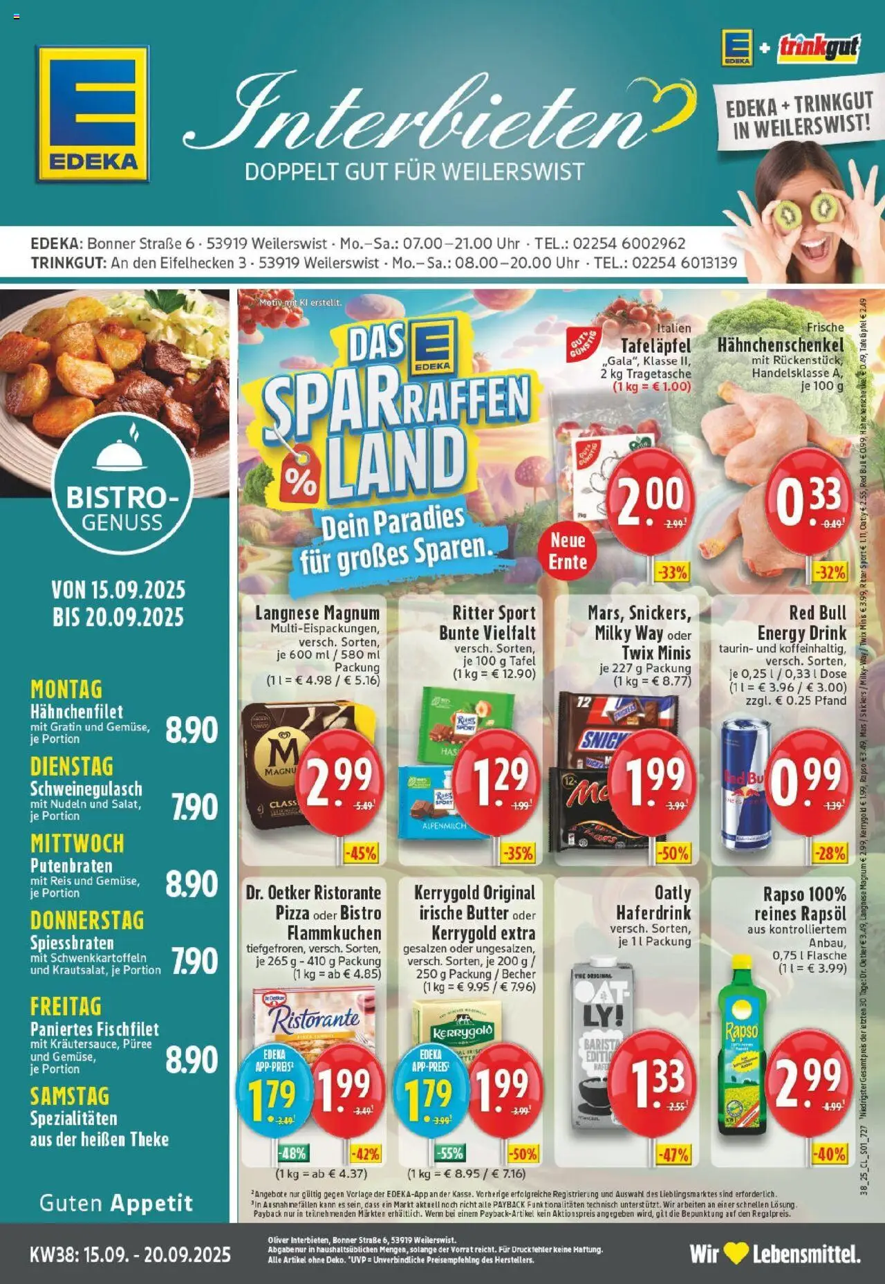 EDEKA Prospekt ab 14.09.2025 - Prospekt Weilerswist Online