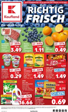 Vorschau von dem Prospekt des Geschäftes Kaufland, gültig ab dem 23.10.2025