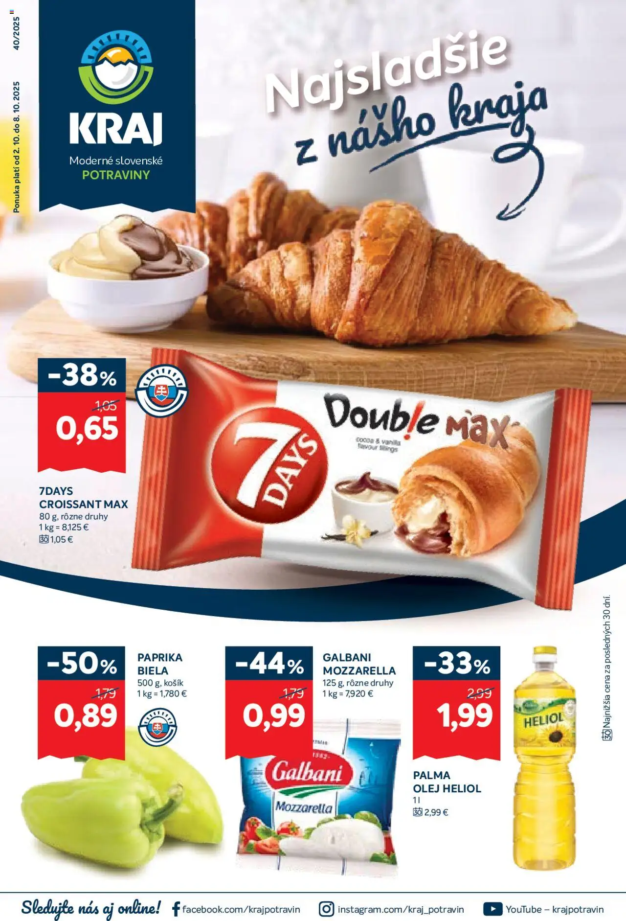 Kraj Leták (02.10. - 08.10.2025) - Akčná ponuka