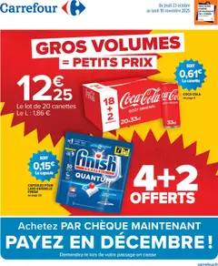 Prévisualisation de Catalogue gros volumes du magasin Carrefour formulaire valide 23/10/2025