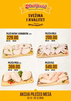 Pregled Matijevic kataloga - važi od 23.12.2025