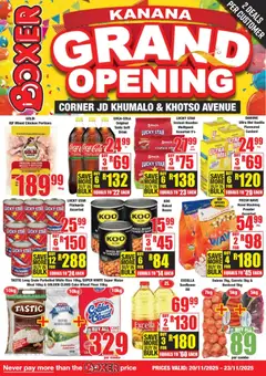 Preview of Boxer flyer valid from 20/11/2025