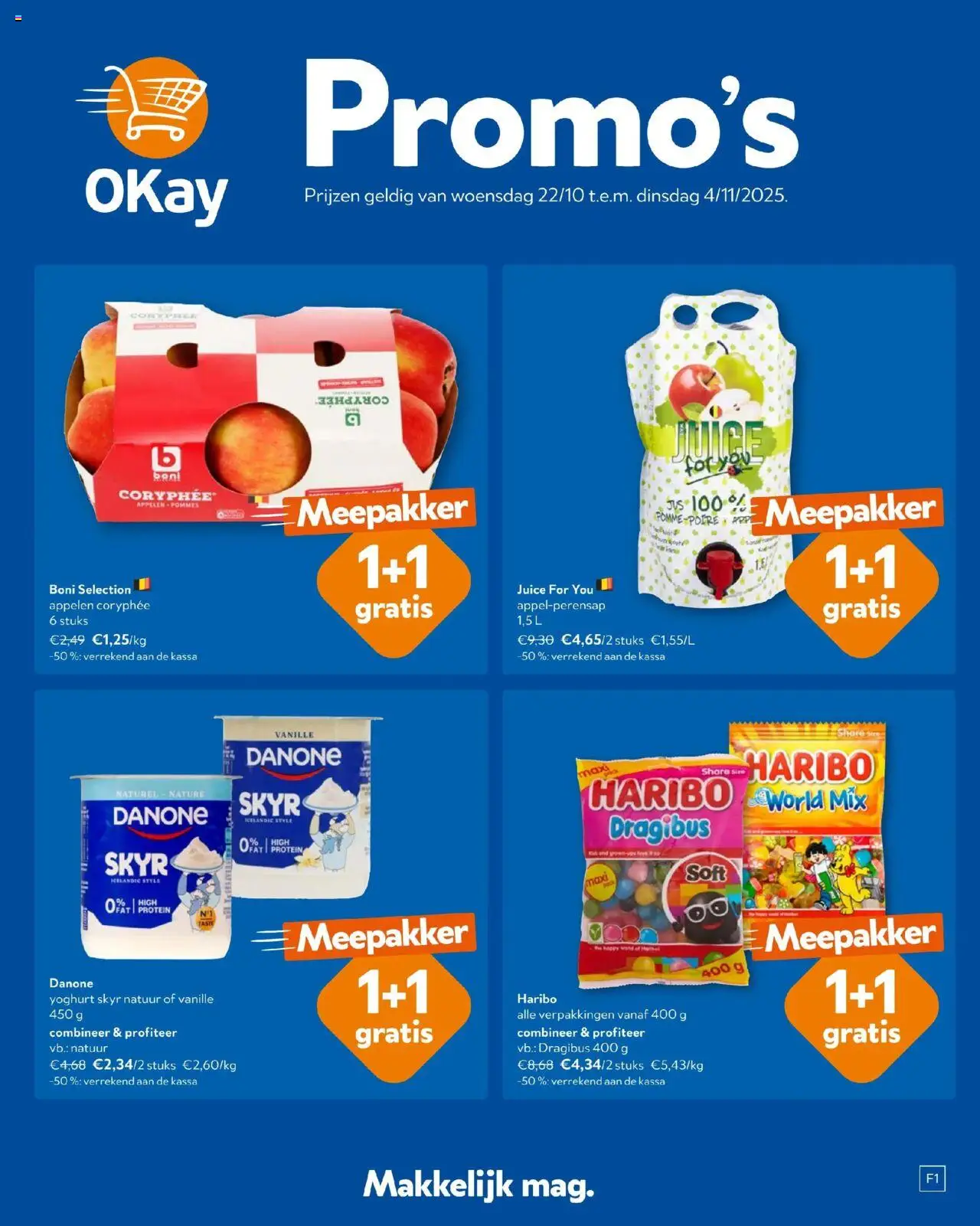 OKay shop Folder geldig vanaf 22/10/2025 - Paginanummer 1