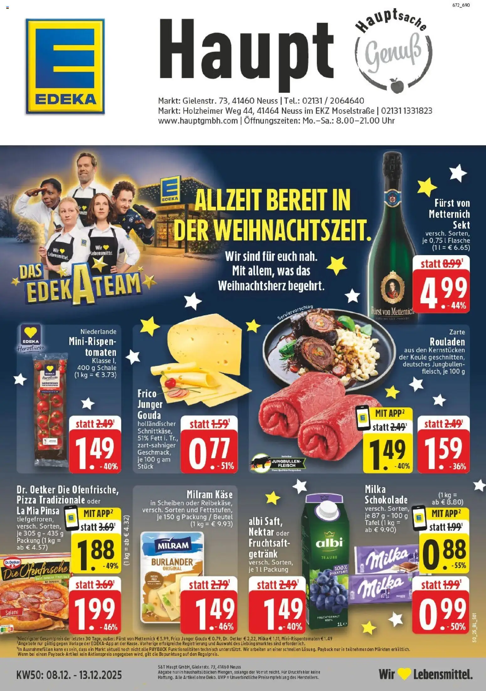 Vorschau von dem Prospekt des Geschäftes Edeka, gültig ab dem 07.12.2025