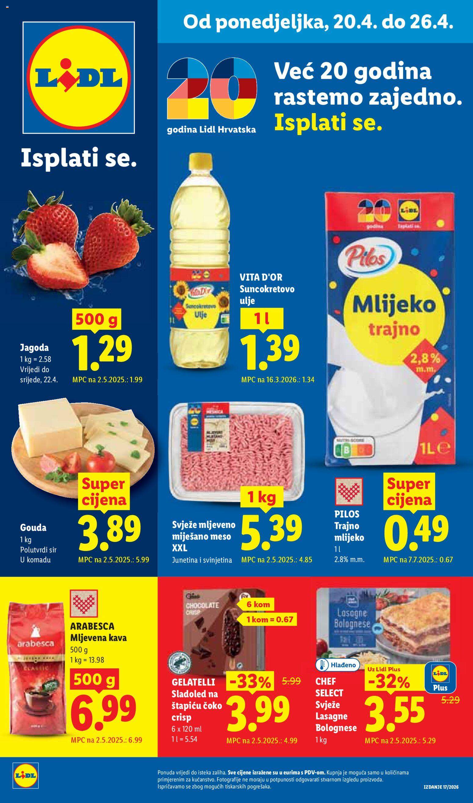 Novi Lidl katalog od 20.04.