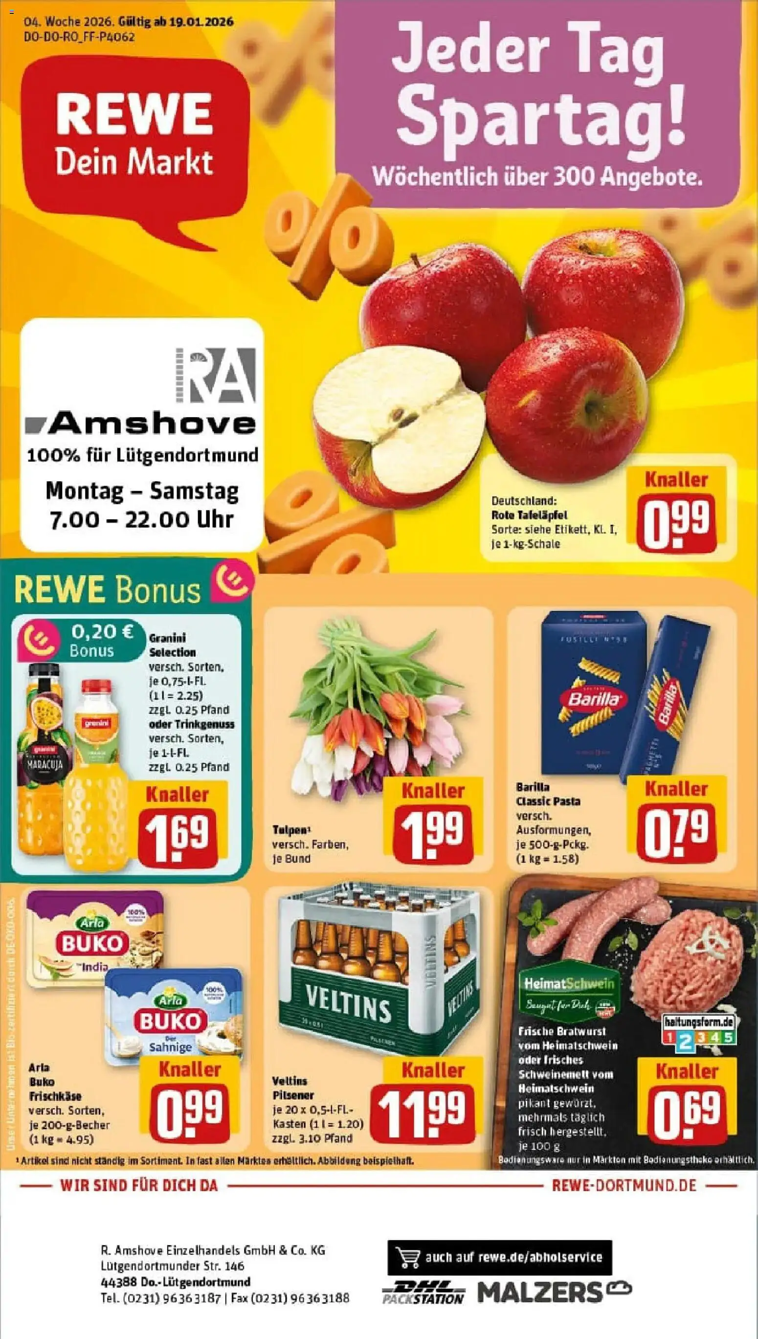 Vorschau von dem Prospekt des Geschäftes Rewe, gültig ab dem 19.01.2026