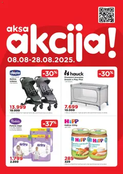 Pregled Aksa kataloga - važi od 08.08.2025