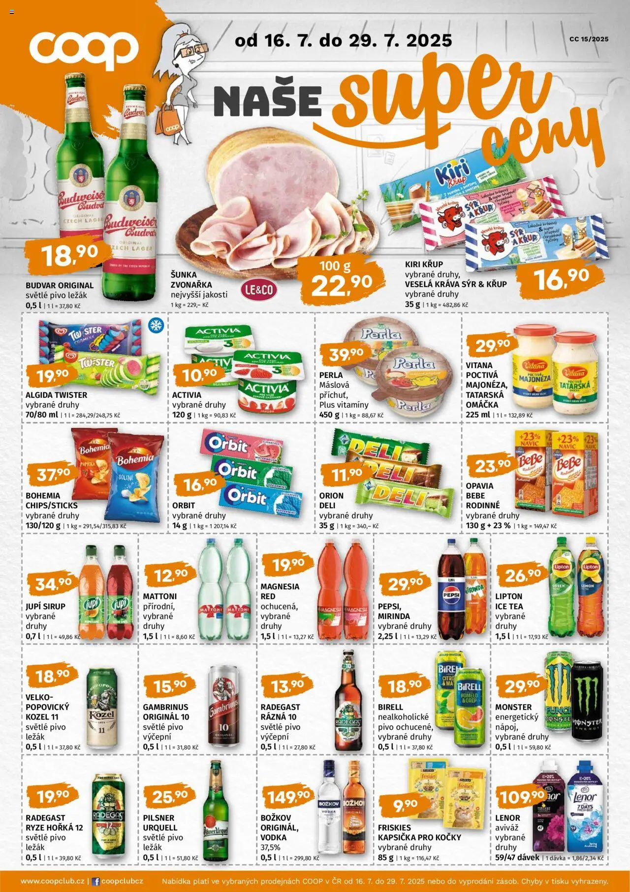  COOP Leták - Coop Super cena (16.07.2025) - Jednota leták