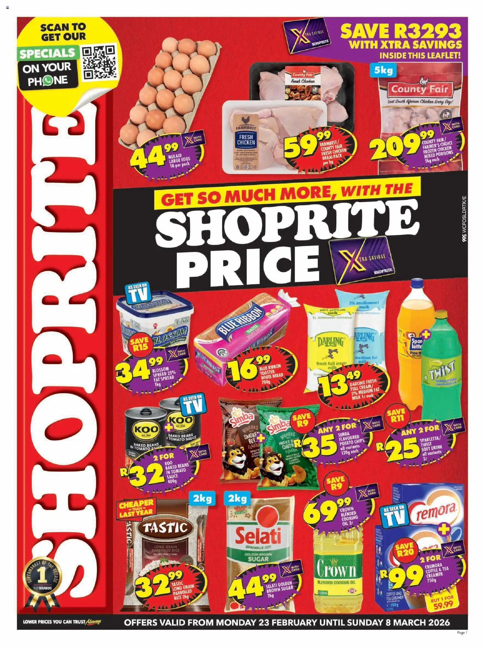 Preview of Shoprite flyer valid from 23/02/2026