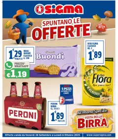Anteprima dell'opuscolo Attuale volantino dal negozio SIGMA valido da 26/09/2025