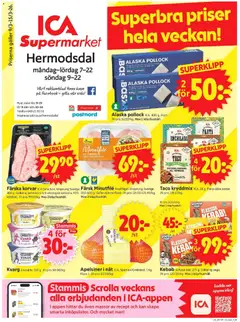 Förhandsgranska reklamblad Malmö från butik ICA Supermarket gäller från 09/03/2026