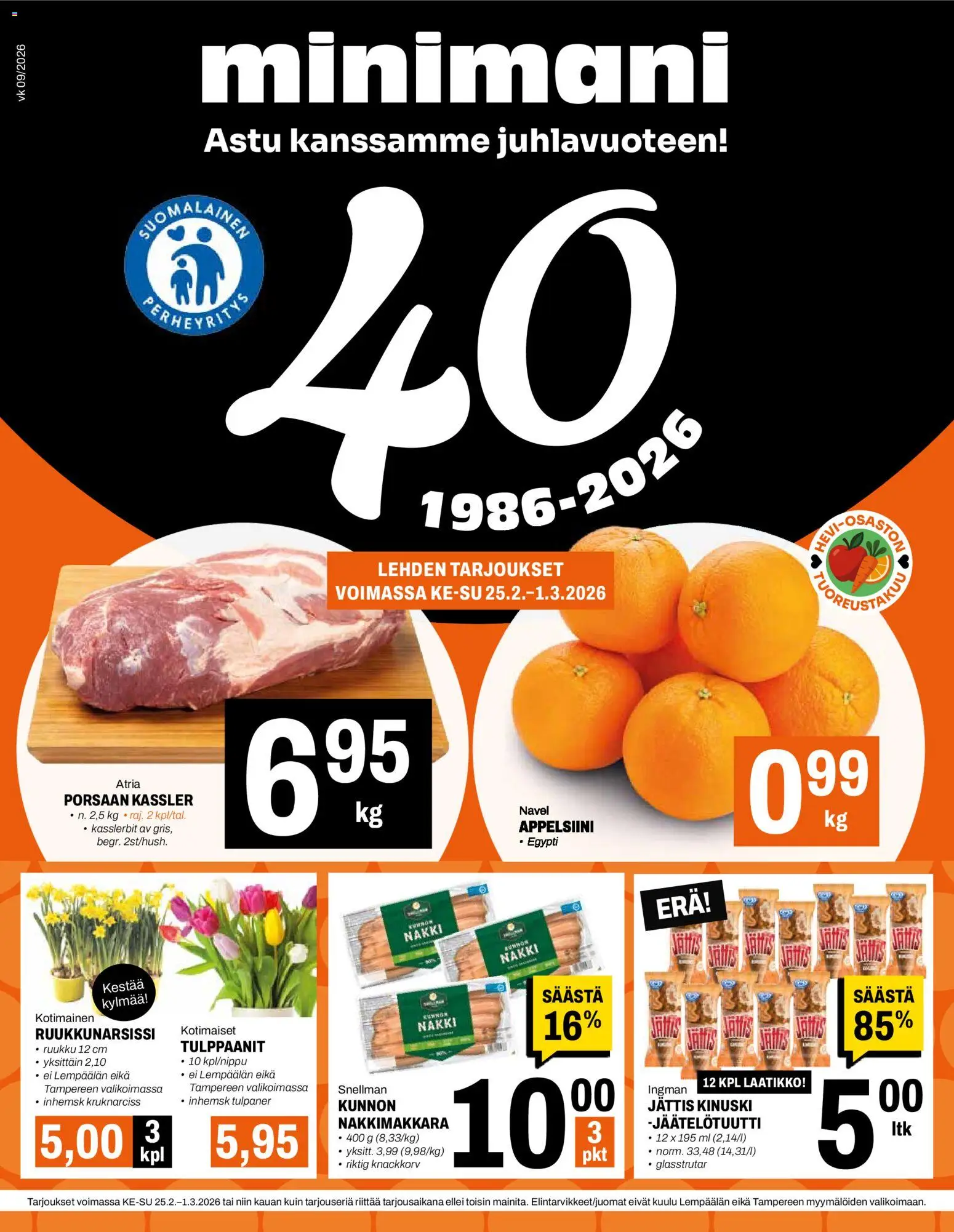 Kaupan Minimani Tarjoukset esikatselu, voimassa 25/02/2026