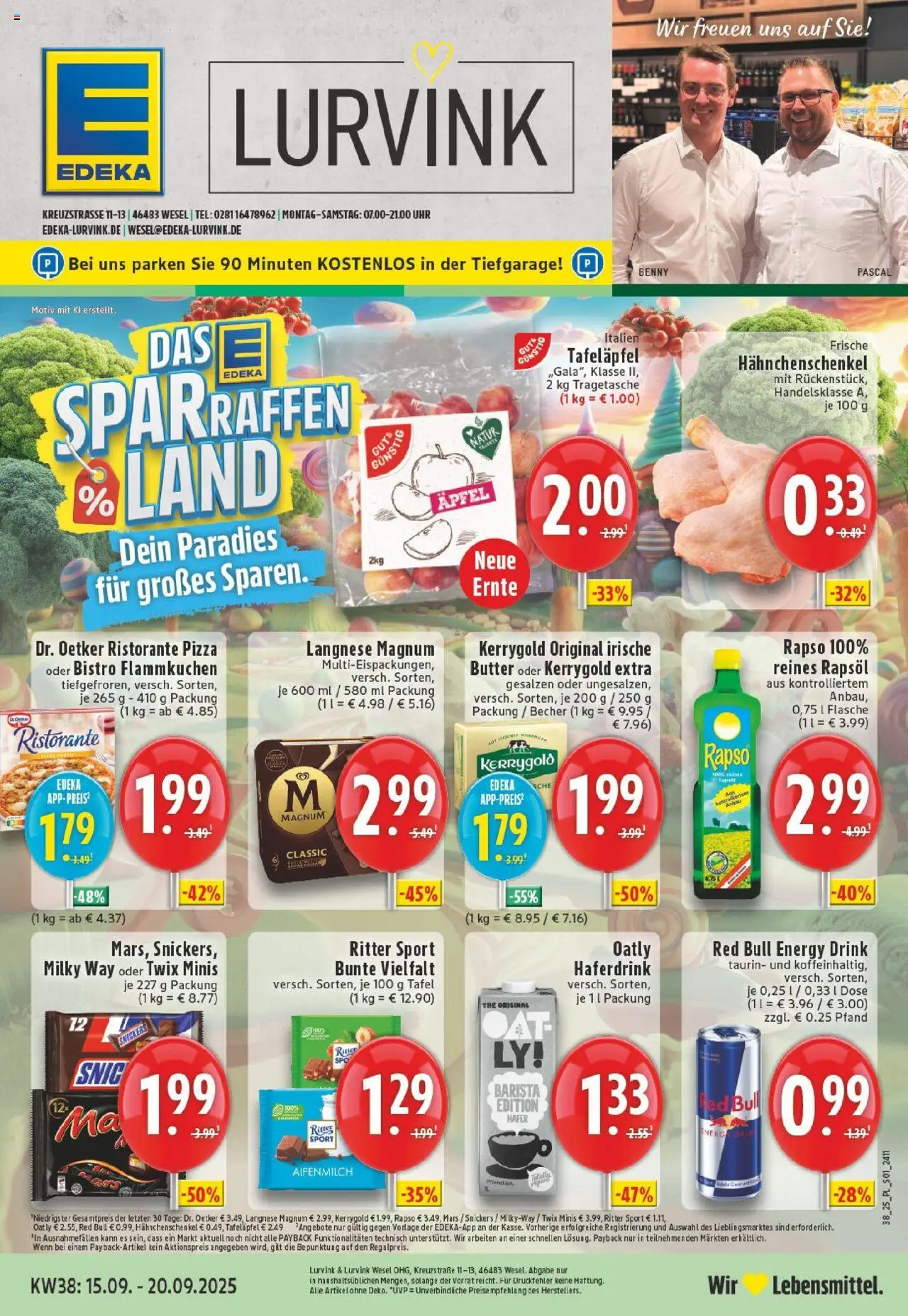 EDEKA Prospekt ab 14.09.2025 - Prospekt Wesel Online