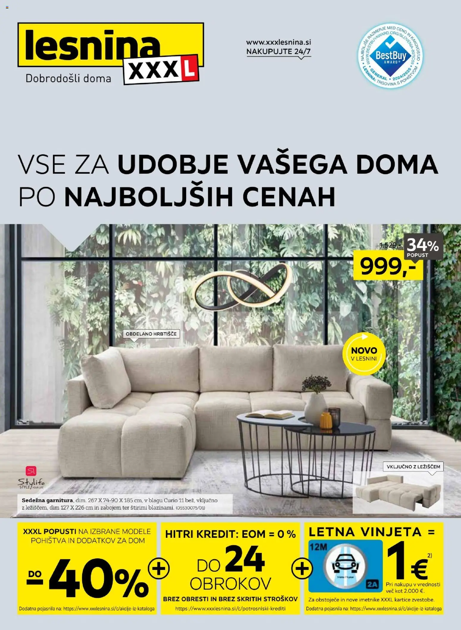 Predogled kataloga iz trgovine XXXL Lesnina veljaven od 07.04.2026