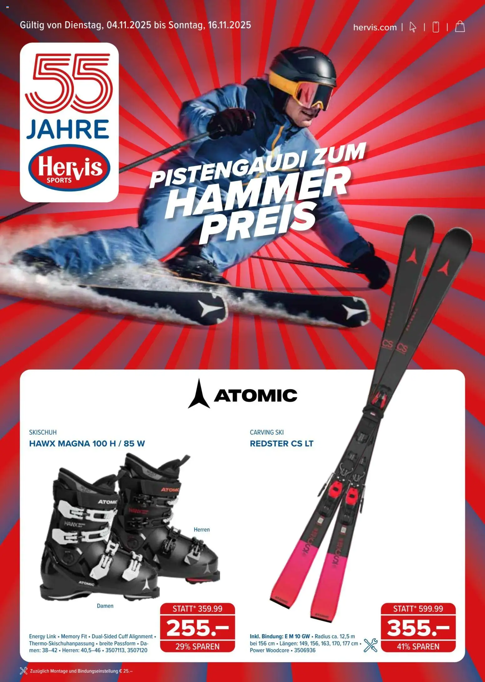 Vorschau der Angebote: Hervis Angebote gültig ab 04.11.2025