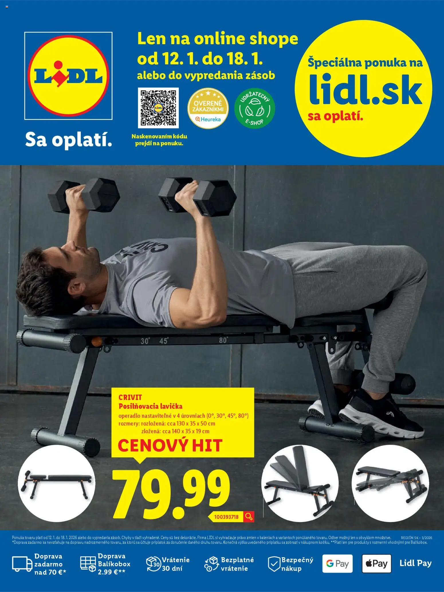 Náhľad Lidl letáku platného od 12.01.2026
