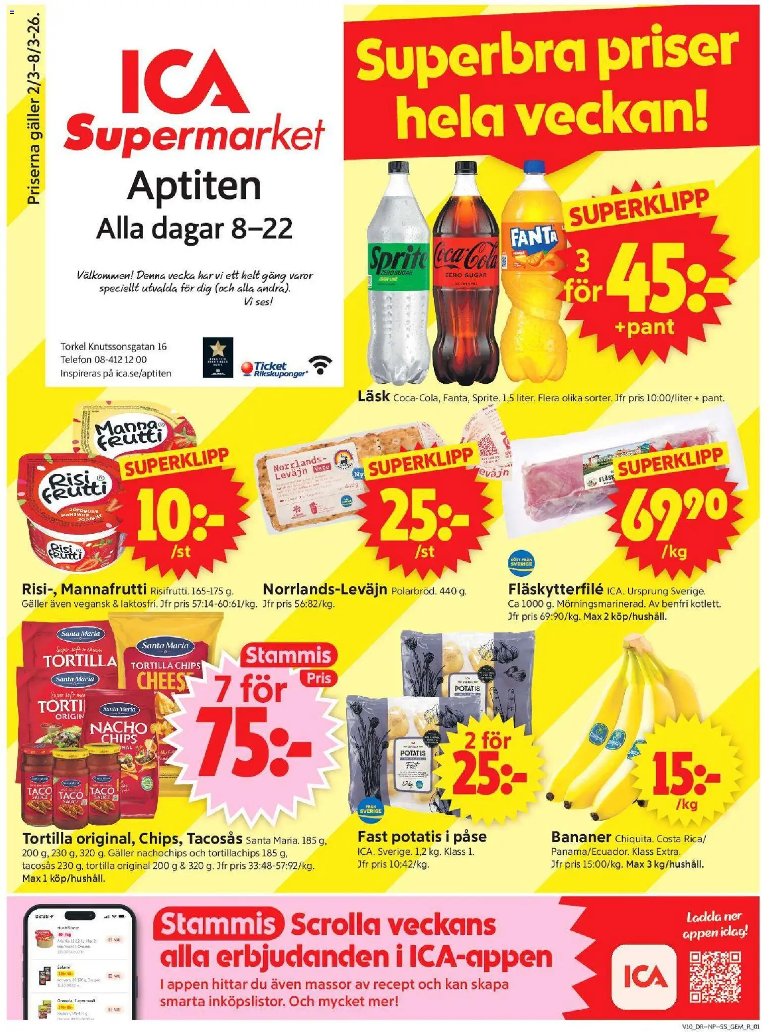 Förhandsgranska reklamblad Stockholm från butik ICA Supermarket gäller från 02/03/2026