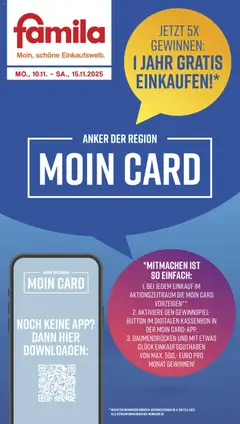 Vorschau von dem Prospekt des Geschäftes Famila Nordwest, gültig ab dem 10.11.2025