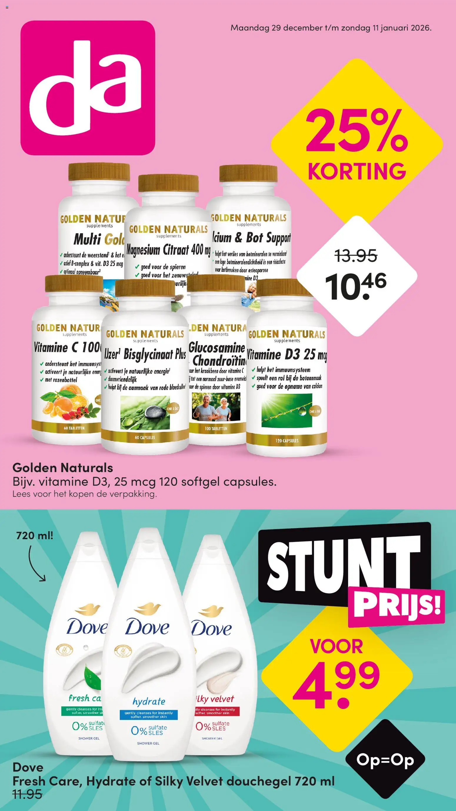 Voorbeeld van Folder van winkel Da geldig vanaf 29-12-2025