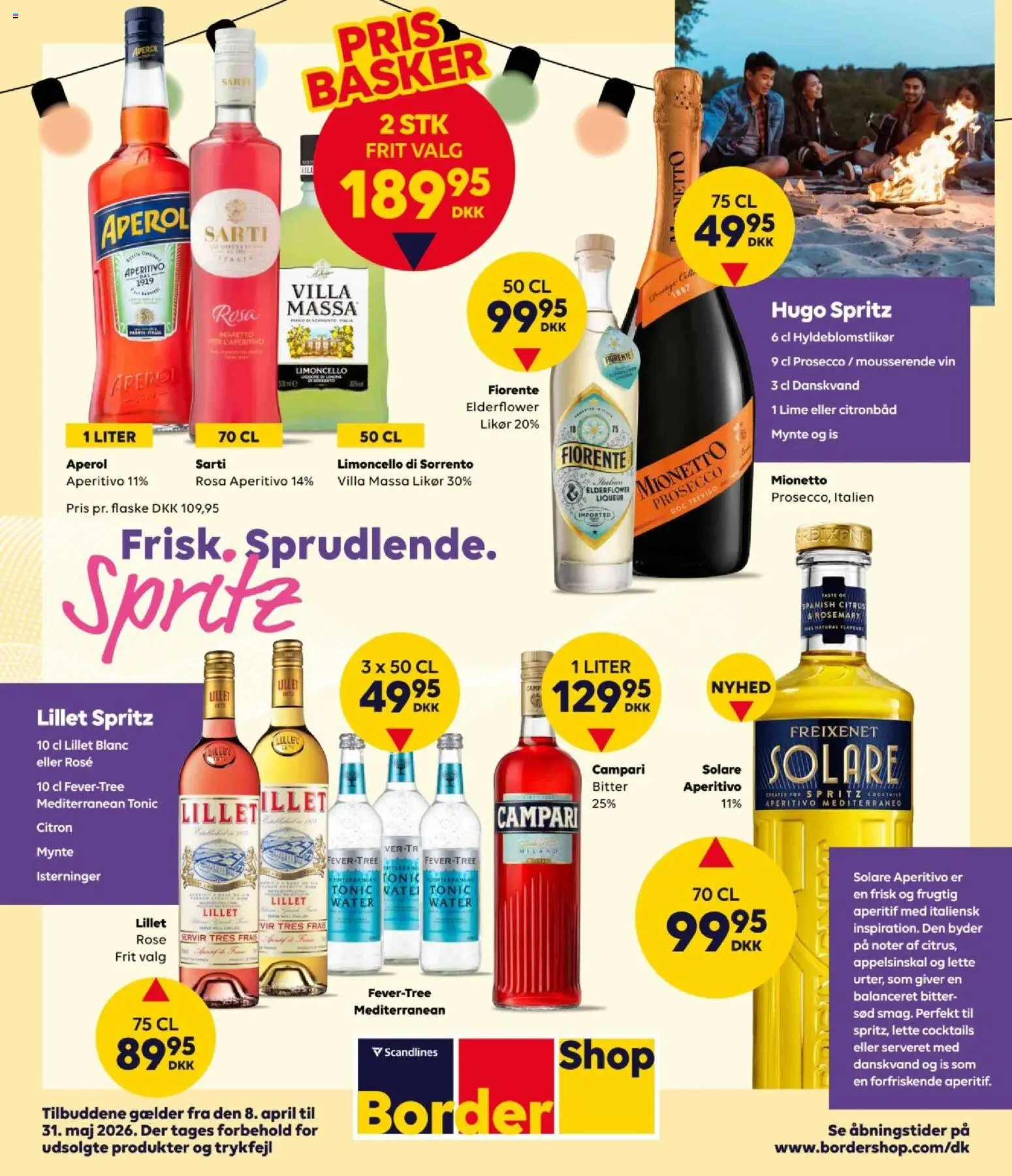 Eksempel på tilbudsavis Bordershop - Spritz fra butik Bordershop gyldig fra 08/04/2026