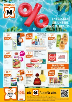 Vorschau der Angebote: Müller Flugblatt gültig ab 28.07.2025