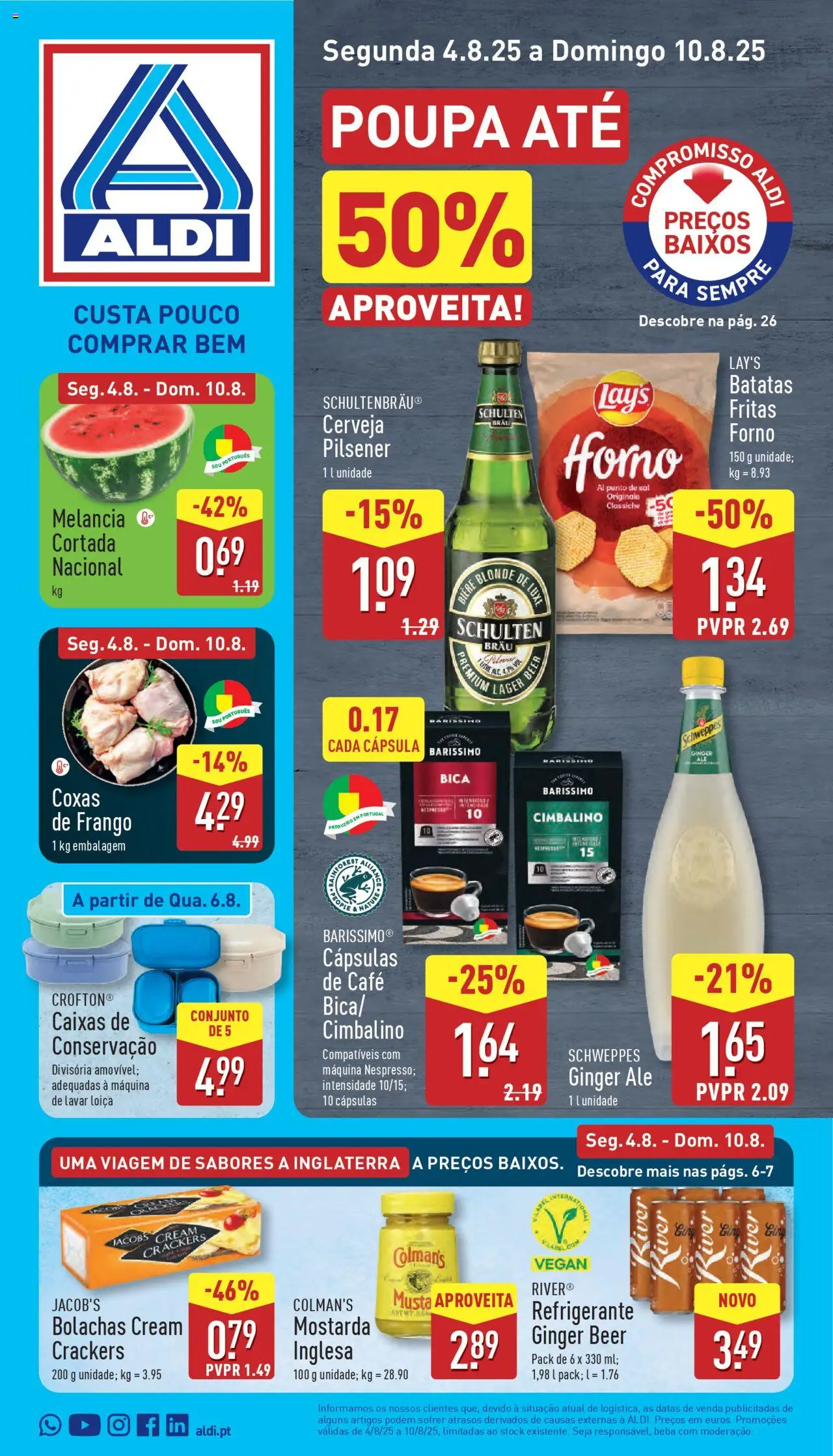 Aldi Folheto de 04/08/2025 - catálogo esta semana - página 1