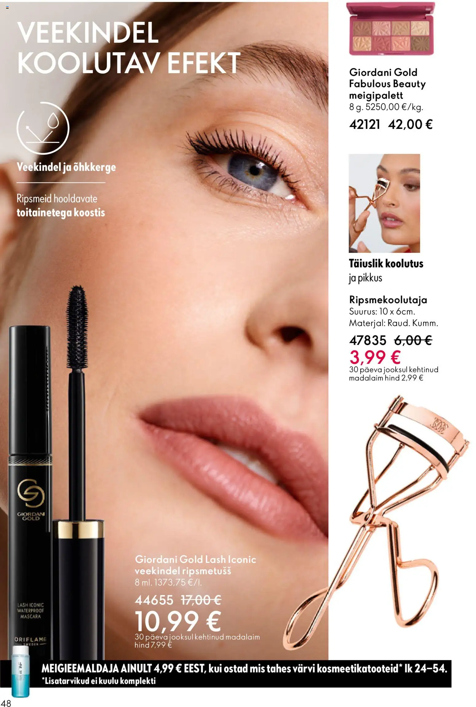 Oriflame kliendilehe eelvaade alates 2025.12.31