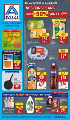 Prévisualisation de Catalogue de la semaine 4 du magasin Aldi formulaire valide 20/01/2026