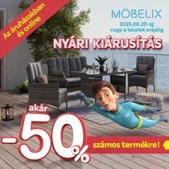 Möbelix - Akciós újság Möbelix megtekintése, amely érvényes 2025.08.06.-től