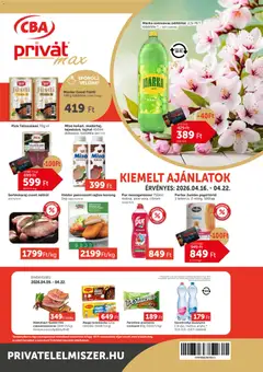 PRIVÁT - PRIVÁT Aktuális szórólap MAX megtekintése, amely érvényes 2026.04.16.-től