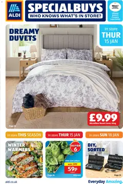 Preview of Aldi Weekly offers UK Specialbuys valid from 15/01/2026
