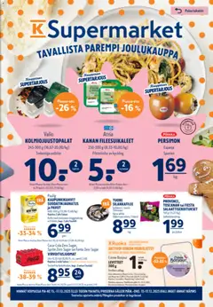 Kaupan K-Supermarket Tarjoukset esikatselu, voimassa 15/12/2025