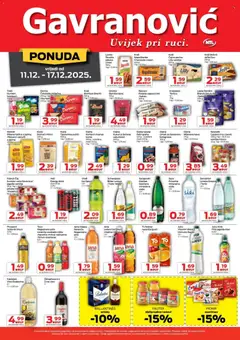 Pregled letka Katalog trgovine Gavranović vrijedi od 11.12.2025 | Stranica: 3