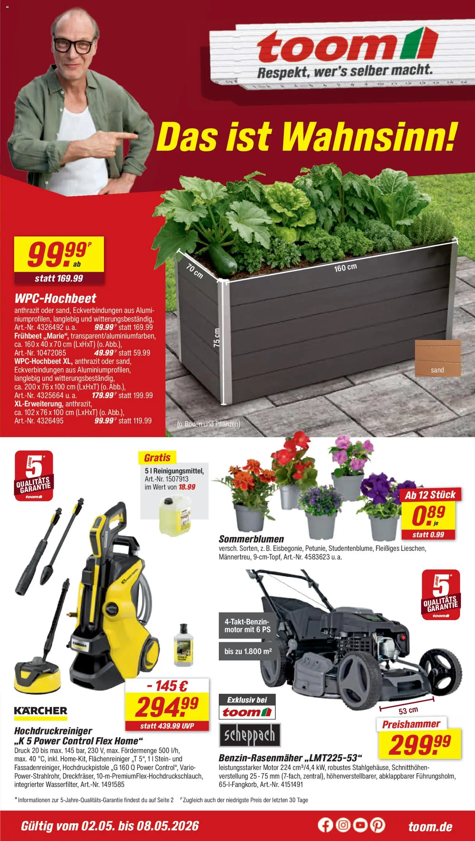 Vorschau von dem Prospekt des Geschäftes Toom Baumarkt, gültig ab dem 02.05.2026