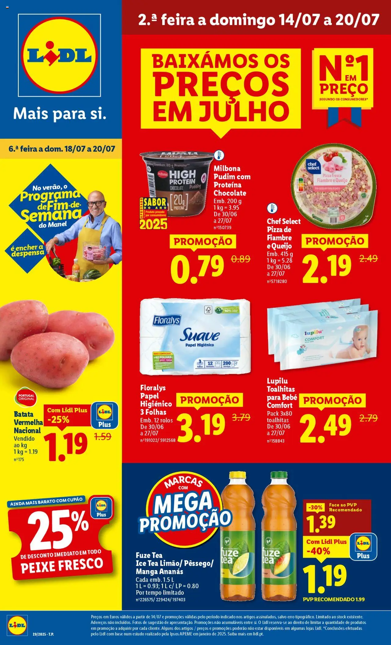 Lidl Folheto de 14/07/2025 - catálogo esta semana - página 1