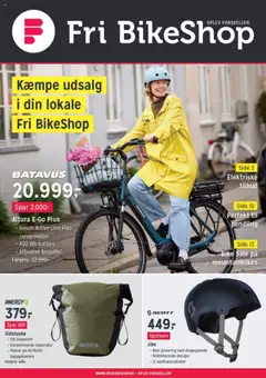 Eksempel på tilbudsavis Tilbudsavis fra butik Fri BikeShop gyldig fra 29/07/2025