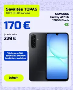 TOPOcentras parduotuvės leidinio TOPOcentras leidinys galiojančio nuo 2026.04.28 peržiūra