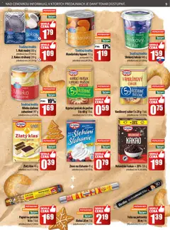 Náhľad COOP Jednota letáku platného od 04.12.2025 | Strana: 9