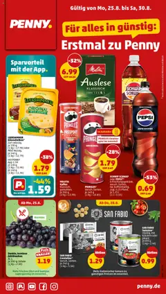 Vorschau von dem Prospekt des Geschäftes Penny, gültig ab dem 25.08.2025