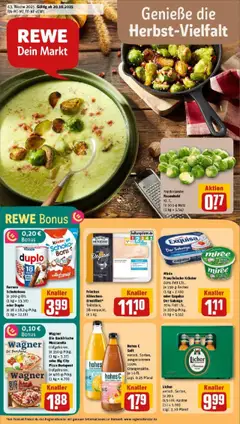 Vorschau von dem Prospekt des Geschäftes Rewe, gültig ab dem 19.10.2025