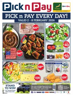 Preview of Pick n Pay flyer valid from 02/02/2026