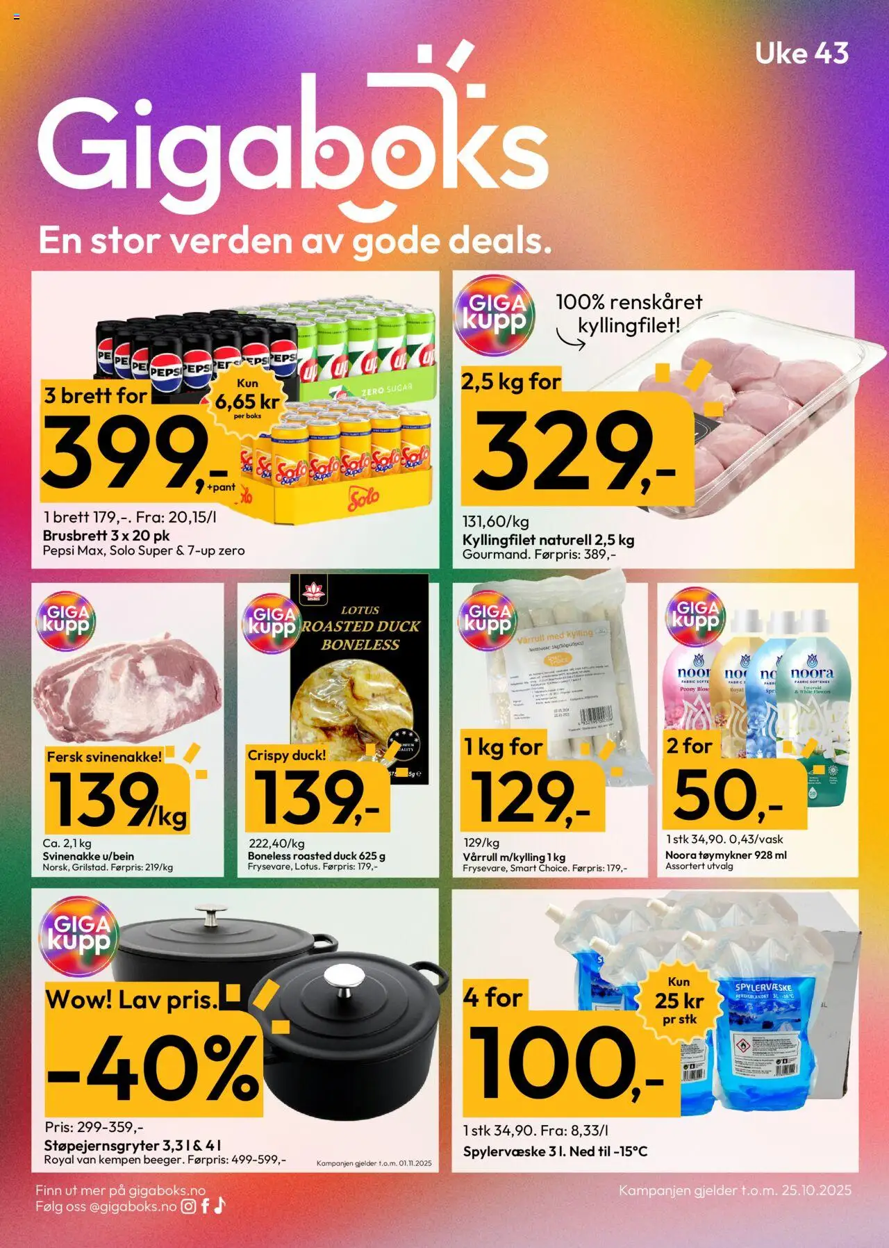 Kundeavis Gigaboks gyldig fra 20/10/2025 - Sidenummer 1