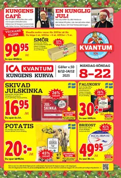 Förhandsgranska reklamblad Kungens Kurva från butik ICA Kvantum gäller från 08/12/2025