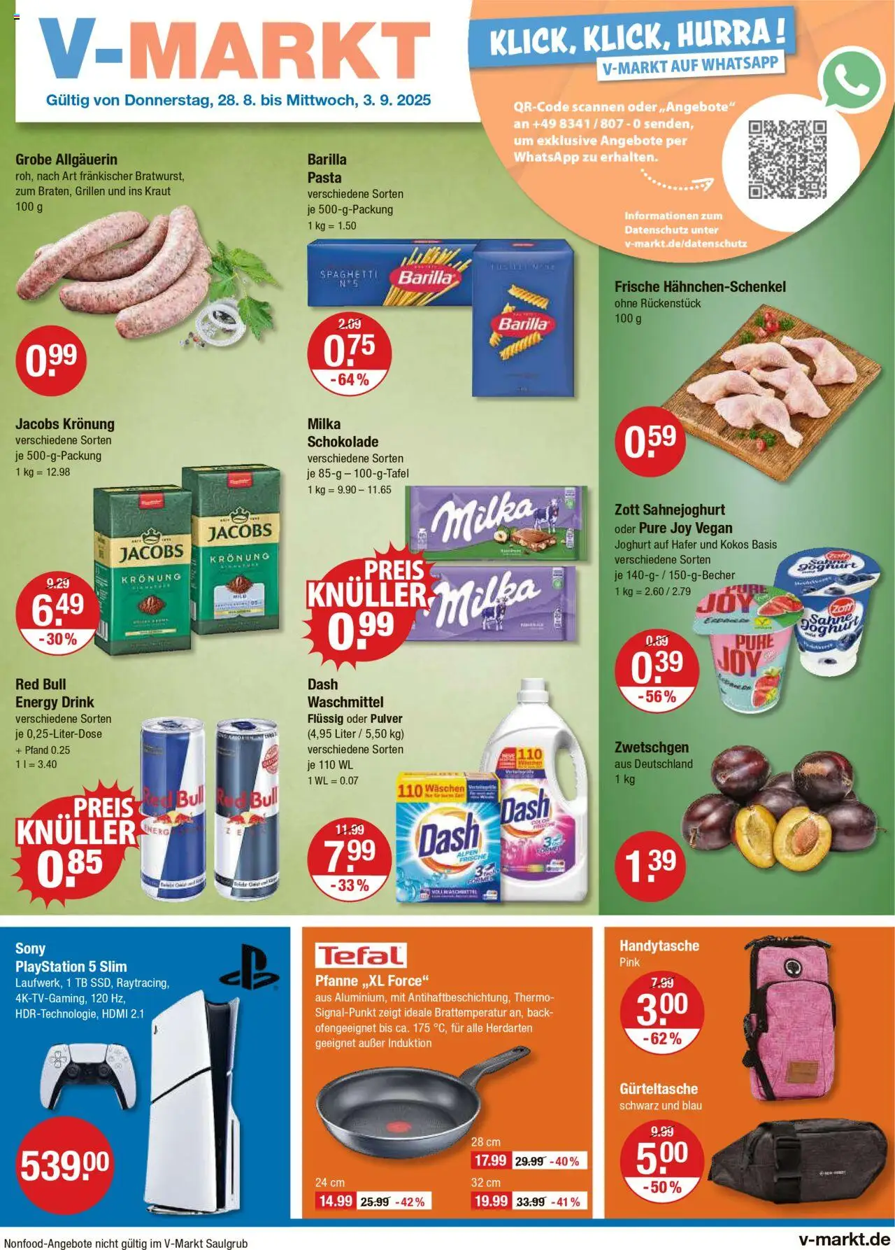 V-Markt Angebote (vom 28.08.2025) - Angebote Hallertau/Oberpfalz