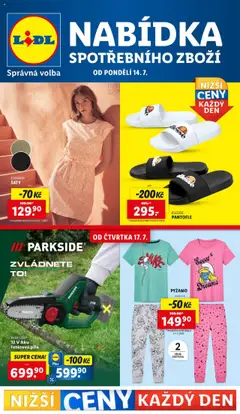 Náhled nabídky: Lidl Leták - Spotřební zboží platný od 14.07.2025