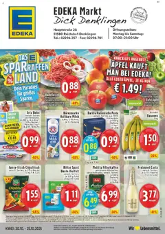 Vorschau von dem Prospekt des Geschäftes Edeka, gültig ab dem 19.10.2025