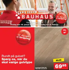 Eksempel på tilbudsavis Tilbudsavis fra butik Bauhaus gyldig fra 16/01/2026