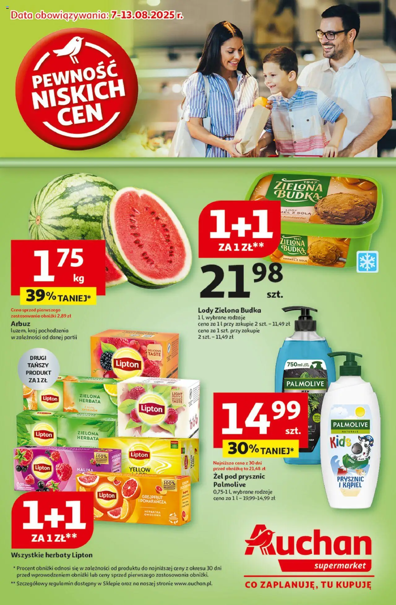 Auchan Gazetka od 07.08.2025 - Nowa Gazetka - Numer strony 1